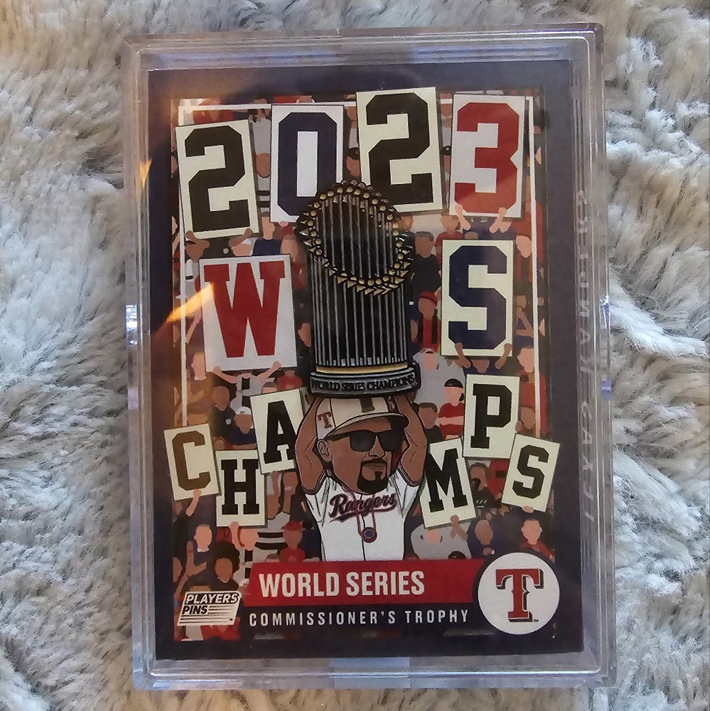 Texas Rangers 2023 World Series pin